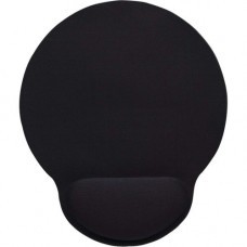 Manhattan Wrist-Rest Gel Mouse Pad, Black - Gel material promotes proper hand and wrist position 434362