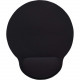 Manhattan Wrist-Rest Gel Mouse Pad, Black - Gel material promotes proper hand and wrist position 434362