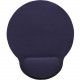Manhattan Wrist-Rest Gel Mouse Pad, Blue - Gel material promotes proper hand and wrist position 434386