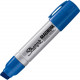 Newell Rubbermaid Sharpie Magnum Permanent Markers - 15.87 mm Marker Point Size - Chisel Marker Point Style - Blue - Silver Aluminum Barrel - 1 Each - TAA Compliance 44003