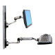 Ergotron 45-247-026 Wall Mount for Flat Panel Display - Aluminum - 24" Screen Support - 20 lb Load Capacity 45-247-026