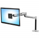 Ergotron Mounting Arm for Flat Panel Display - Polished Aluminum - 42" Screen Support - 25 lb Load Capacity 45-360-026