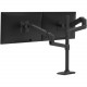 Ergotron Desk Mount for Monitor, Display, TV - Matte Black - Adjustable Height - 2 Display(s) Supported - 40" Screen Support - 44 lb Load Capacity - 100 x 100, 75 x 75 VESA Standard 45-509-224