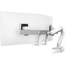 Ergotron Mounting Arm for Flat Panel Display - White - 2 Display(s) Supported32" Screen Support - 17.50 lb Load Capacity 45-521-216