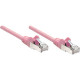 Intellinet Network Solutions Cat5e UTP Network Patch Cable, 5 ft (1.5 m), Pink - RJ45 Male / RJ45 Male 453073