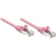 Intellinet Network Solutions Cat5e UTP Network Patch Cable, 50 ft (15.0 m), Pink - RJ45 Male / RJ45 Male 453127