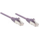 Intellinet Network Solutions Cat5e UTP Network Patch Cable, 3 ft (1.0 m), Purple - RJ45 Male / RJ45 Male 453455