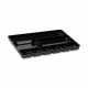 Rubbermaid Regeneration Drawer Organizer - 9 Compartment(s) - 1.3" Height x 14" Width x 9.4" Depth - Drawer - Recycled - Black - Plastic - 1 / Each - TAA Compliance 45706