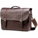 Samsonite 45798-1139 Carrying Case (Briefcase) for 15.6" Notebook - Brown - Leather - Shoulder Strap, Handle 45798-1139