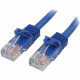Startech.Com 5m Cat5e Patch Cable with Snagless RJ45 Connectors - Blue - 5 m Patch Cord - 16.40 ft Category 5e Network Cable for Network Device, Hub, Switch, Print Server, Patch Panel, Workstation - First End: 1 x RJ-45 Male Network - Second End: 1 x RJ-4