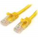 Startech.Com 25 ft Yellow Snagless Cat5e UTP Patch Cable - Category 5e - 25 ft - 1 x RJ-45 Male - 1 x RJ-45 Male - Yellow - RoHS Compliance 45PATCH25YL