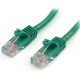 Startech.Com 15 ft Green Snagless Cat5e UTP Patch Cable - Category 5e - 15 ft - 1 x RJ-45 Male - 1 x RJ-45 Male - Green - RoHS Compliance 45PATCH15GN