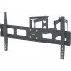Manhattan Universal LCD Full-Motion Corner Wall Mount - Holds One 37" to 63" TV up to 132 lbs.; Adjustment Options to Tilt, Swivel and Level; Black 461214