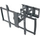 Manhattan Universal LCD Full-Motion Large-Screen Wall Mount - Holds One 60" to 100" Flat-Panel or Curved TV up to 80 kg (176 lbs.); Adjustment Options to Tilt, Swivel and Level; Black 461221