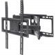 Manhattan Universal Basic LCD Full-Motion Wall Mount - Holds One 32" to 55" Flat-Panel or Curved TV up to 88 lbs.; Adjustment Options to Tilt, Swivel and Level; Black 461344