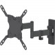 Manhattan Universal Flat-Panel Display Articulating Wall Mount - Double Arm Supports One 13" to 42" TV or Monitor up to 44 lbs., Black 461405