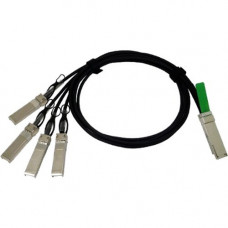 Netpatibles Fiber Optic Network Cable - 9.84 ft Fiber Optic Network Cable for Network Device, Switch - First End: 1 x QSFP+ Network - Second End: 4 x SFP+ Network - 1 Pack 462-3640-NP