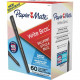 Newell Rubbermaid Paper Mate Medium Tip Capped Ball Point Pens - Medium Pen Point - Black Carbon - 60 / Box - TAA Compliance 4621401C