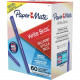 Newell Rubbermaid Paper Mate Medium Tip Capped Ball Point Pens - Medium Pen Point - Blue - 60 / Box - TAA Compliance 4621501C