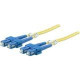 Intellinet Network Solutions Fiber Optic Patch Cable, SC/SC, OS2, 9/125, Single-Mode, Duplex, Yellow, 14 ft (5 m) - LSZH Jacket Material 470636