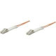 Intellinet Network Solutions Fiber Optic Patch Cable, LC/LC, OM1, 62.5/125, Multimode, Duplex, Orange, 66 ft (20 m) - LSZH Jacket Material 473095