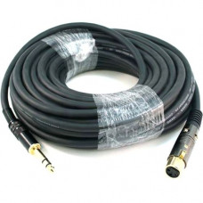 Monoprice 50ft Premier Series XLR Female to 1/4inch TRS Male 16AWG Cable (Gold Plated) - 50 ft 6.35mm/XLR Audio Cable for Audio Device - First End: 1 x XLR Female Audio - Second End: 1 x 6.35mm Male Audio - Shielding - Gold Plated Connector 4774