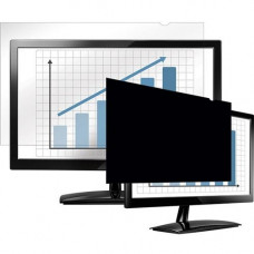 Fellowes PrivaScreen&trade; Blackout Privacy Filter - 20.0" Wide - For 20" Widescreen LCD Monitor - 16:9 - Fingerprint Resistant, Scratch Protection - Polyethylene - Black, Crystal Clear - TAA Compliant - TAA Compliance 4813101