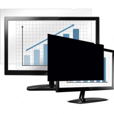 Fellowes PrivaScreen&trade; Blackout Privacy Filter - 19.5" Wide - For 19.5" Widescreen LCD Notebook, Monitor - 16:9 - Fingerprint Resistant, Glare Resistant, Scratch Protection - Black - TAA Compliant - TAA Compliance 4815801