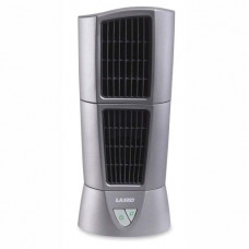 Lasko Wind Tower Fan - 152.4 mm Diameter - 3 Speed - Oscillating - 14" Height x 6" Width x 6" Depth - Plastic Blade - Platinum 4910