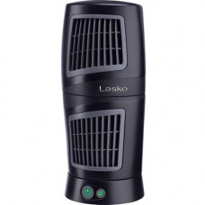 Lasko Desk Fan - 11.9" Diameter - 3 Speed - Quiet, Oscillating - Black 4911