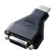 Dell HDMI/DVI Video Adapter - 1 x HDMI (Type A) Male Digital Audio/Video - 1 x DVI-D Female Digital Video - 1920 x 1200 Supported 492-11681