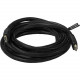 Monoprice Commercial Series High Speed HDMI Cable, 12ft Black - 12 ft HDMI A/V Cable for Audio/Video Device - First End: 1 x HDMI Male Digital Audio/Video - Second End: 1 x HDMI Male Digital Audio/Video - 1.28 GB/s - Supports up to 1080 - Gold Plated Conn