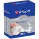Verbatim CD/DVD Paper Sleeves with Clear Window - 100pk Box - Sleeve - Paper 49976