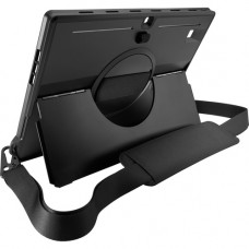 HP Carrying Case Tablet PC - Black - Bump Resistant - Elastic Strap, Polycarbonate, Thermoplastic Vulcanisate (TPV) - Hand Strap, Shoulder Strap, Handle - 8.9" Height x 12.2" Width x 6.5" Depth - TAA Compliance 4LR28AA