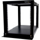 Startech.Com 12U Adjustable 4 Post Server Equipment Open Frame Rack Cabinet - 12U 4 Post Server Rack provides a durable, open air housing for rackmount networking equipment with a weight capacity of 600 lb (270 kg) - TAA compliant product for government G