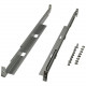 Tripp Lite 4-Post Adjustable Rackmount Shelf Kit Universal Smartrack 1U - 150 lb Load Capacity - Silver 4POSTRAILKIT1U