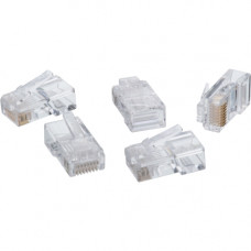 4XEM 1000PK Cat6 RJ45 Ethernet Plugs/Connectors - 1000 Pack - 1 x RJ-45 Male - Clear 4X1000PKC6