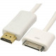 4XEM 30Pin Apple Proprietary connection to HDMI Male Adapter cable for Apple iPhone/iPad/iPod with 30pin connection - 4XEM 30Pin Apple Proprietary connection to HDMI Adapter for Apple iPhone/iPad/iPod with 30pim connection - 1 x HDMI Male Digital Audio/Vi