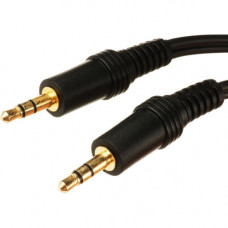 4XEM 10ft 3.5MM Stereo Mini Jack M/M Audio Cable - 10 ft Mini-phone Audio Cable for Audio Device, Speaker, iPod, iPhone, MP3 Player - First End: 1 x Mini-phone Male Stereo Audio - Second End: 1 x Mini-phone Male Stereo Audio - Shielding - Gold Plated Conn