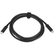 Lenovo USB-C to USB-C Cable 2m - 6.56 ft USB Data Transfer Cable for Monitor, Docking Station - First End: 1 x Type C Male USB - Second End: 1 x Type C Male USB - 640 MB/s - Black 4X90Q59480