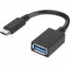 Lenovo USB-C to USB-A Adapter - 5.51" USB Data Transfer Cable - First End: 1 x Type A Female USB - Second End: 1 x Type C Male USB - 640 MB/s - Black 4X90Q59481