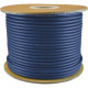 4XEM Cat6A Bulk Cable (Blue) - 1000 ft Category 6a Network Cable for Network Device, Home Theater System, Desktop Computer - Bare Wire - Bare Wire - 1.2 Gbit/s - CM - 23 AWG - Blue 4XCAT6A1000BL