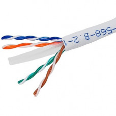 4XEM 1000 ft Roll White Cat6 Stranded CM-Rated For In-Wall Use - 1000 ft Category 6 Network Cable for Network Device, Home Theater System, Desktop Computer, Patch Panel - Bare Wire - Bare Wire - CM, CMR - 24 AWG - White 4XCAT6STRANDW