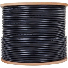 4XEM Cat7 Bulk Cable (Black) - 1000 ft Category 7 Network Cable for Network Device, Desktop Computer, Home Theater System - Bare Wire - Bare Wire - 1.2 Gbit/s - Shielding - CM - 23 AWG - Black 4XCAT71000BK