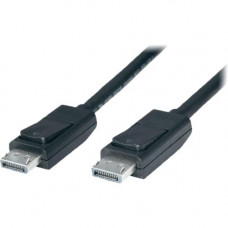 4XEM 10FT DisplayPort M/M Cable - 10 ft DisplayPort A/V Cable for Audio/Video Device, Monitor - First End: 1 x DisplayPort Male Digital Audio/Video - Second End: 1 x DisplayPort Male Digital Audio/Video - Shielding - Black 4XDPDPCBL10