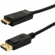 4XEM 4K Displayport to HDMI Cable 6ft - 6 ft DisplayPort/HDMI A/V Cable for Audio/Video Device, HDTV, Projector, Graphics Card, Monitor, Notebook - First End: 1 x 19-pin HDMI Male Digital Audio/Video - Second End: 1 x 20-pin DisplayPort Male Digital Audio