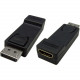 4XEM DisplayPort To HDMI Adapter - 1 x DisplayPort Male Digital Audio/Video - 1 x HDMI Female Digital Audio/Video - Black 4XDPMHDMIFA