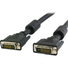 4XEM 10FT DVI-D Dual Link M/M Digital Video Cable - 10 ft DVI Video Cable for Monitor, Video Device, TV - First End: 1 x DVI-D (Dual-Link) Male Digital Video - Second End: 1 x DVI-D (Dual-Link) Male Digital Video - Shielding - Nickel Plated Connector - Bl