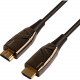 4XEM 50M 165FT Active Optical Fiber 2.0 HDMI - 164.04 ft Fiber Optic A/V Cable for Audio/Video Device, Blu-ray Player, HDTV, DVD Player, Digital Video Recorder, Gaming Console, Projector - First End: 1 x 19-pin HDMI (Type A) Male Digital Audio/Video - Sec