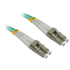4XEM 20M AQUA Multimode LC To LC 50/125 Duplex Fiber Optic Patch Cable - Fiber Optic for Network Device - 65.62 ft - 2 x LC Male Network - 2 x LC Male Network - Aqua Blue 4XFIBERLCLC20M